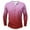Multicolor, variant on Mens Big & Tall T Shirts Plus Size S-5X Long Sleeve Button Crewneck Tees Tops Pullover Gradient Printed Slim Going-Out Athletic Workout Tshirts Shirt