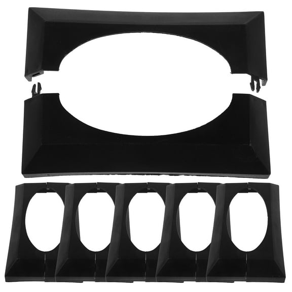 WORGEOUS 10pcs Post Skirt Column Wraps Porch Deck Post Base Sleeve Post Bottom Plastic Skirt