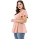 thumbnail image 4 of BluTop Peplum Escote Corazón Mangas Volantes TalGrande PaMujer Ro1X, 4 of 6