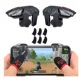 thumbnail image 1 of Gatillos Celular Sarafox F6 Con 4 Botones + Dedales Gamer, 1 of 8