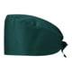 thumbnail image 1 of Gorro quirúrgico de regalo, cubre cabello cómodo, absorbe el sudor, gorro de enfermería para centros de belleza Verde oscuro, 1 of 9