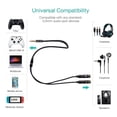 thumbnail image 4 of Headset Splitter Cable for PC 3.5mm Jack Headphones Adapter Convertors for PC 3.5mm Female with Headphone/Microphone, 4 of 6
