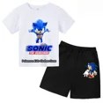 thumbnail image 2 of Nueva camiseta de Mario Sonic para niños, niñas y adolescentes, camisetas de manga corta de verano, camisetas casuales para niños con puntadas, conjunto de camisetas, 2 of 5