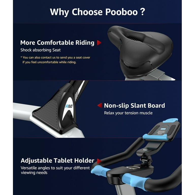 Pooboo Magnetic Indoor Cycling Stationary Bike for Home Pooboo Magnetic Indoor Cycling Stationary Bike for Home