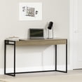 thumbnail image 2 of Mezzy Computer Desk Light Walnut South Shore, 2 of 15