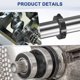 thumbnail image 2 of Conjuntos de anillos de eje de doble división de 1-7/8" en paquetes de 4 para uso automotriz e industrial, 2 of 6