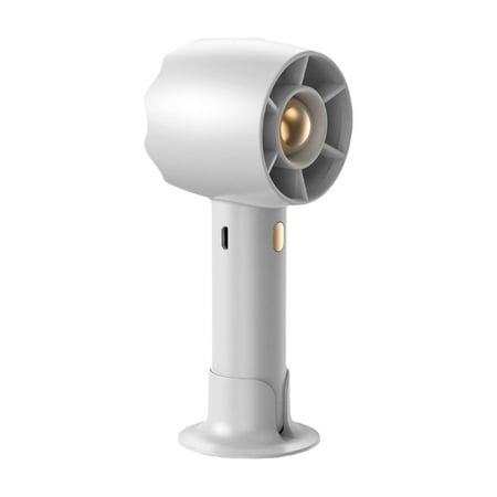 

LMEEOR Fan Floor Fans Mini Portable Fan Silent Powerful Handheld Fan Cute Design 3 Speed Small Desk Fan with Base Lightweight USB Rechargeable Fan Portable Fan for Home