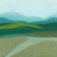 thumbnail image 2 of Popp, Grace 26x26 Gold Ornate Wood Framed with Double Matting Museum Art Print Titled - Blue Mountains II, 2 of 4