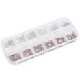 thumbnail image 3 of Diamantes de imitación para decoración de uñas, 12 diamantes de imitación para manicura en forma de cuadrícula o caja, diamantes de imitación de fondo plano, instalación sin esfuerzo, 3 of 11