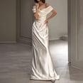 thumbnail image 4 of French White Off-shoulder Light Wedding Dress, 4 of 6