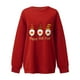 thumbnail image 3 of Sudadera Para Mujer, Sudaderas de Cuello Redondo, Blusa Holgada de Manga Larga Con Estampado de Otoño A La Moda, Jersey Informal de Cuello Redondo, Tops, Sudadera Odeerbi  ODB132632, 3 of 4