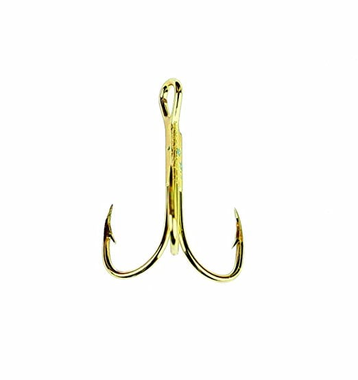 Details about   1,000 Eagle Claw Nickel HL1500 Size 2 2X Strong Curved In Point Treble Hook 