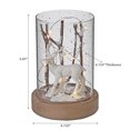 thumbnail image 2 of Led Cylinder Glass Stand Reindeer Branch, 2 of 3