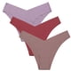 thumbnail image 1 of Conjunto de 3 piezas de bragas de mujer, bragas de seda de hielo sin rastro de algodón para mujer, borde de cintura en forma de V para mujer, 1 of 5