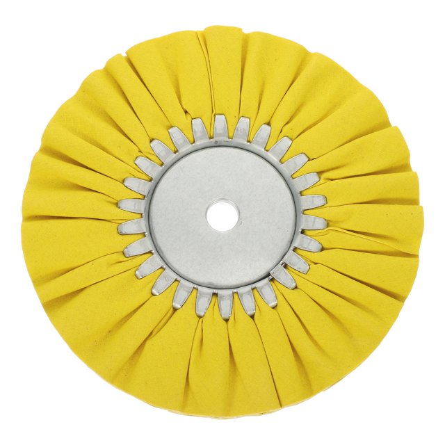 Shisuyan Roue de Polissage de Surface Jaune 1Pcs 8.1X8.1X0.8In