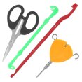 thumbnail image 3 of Kit de herramientas para aparejos de pesca, extractor múltiple, probador de anzuelos, tijeras, aparejos de pesca de carpa, extractor de cebo naranja, Juego de 4 Uds., 3 of 5