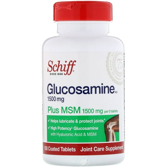 Schiff Specialty Glucosamine MSM 1500mg 150 Tablet