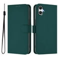 thumbnail image 2 of Wallet Case Compatible for Samsung Galaxy A06 4G / 5G, PU Leather Magnetic Closure Protective Flip Folio Case with 3 Card Holder and Wrist Strap Cover Women Men,Dark Green,For Galaxy A06 4G / 5G, 2 of 7