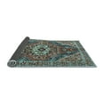 thumbnail image 2 of Ahgly Company Indoor Round Persian Light Blue Traditional Area Rugs, 5' Round, 2 of 4