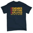 thumbnail image 5 of RED Until They All Come Back T-shirt Remember Everyone Deployed Remembrance Day Friday American Military Men's Tee, 5 of 7