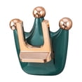 thumbnail image 3 of HILABEE Adhesive Hair Dryer Rack Foldable Multifunctional Professional Waterproof Hanger Green, 3 of 7