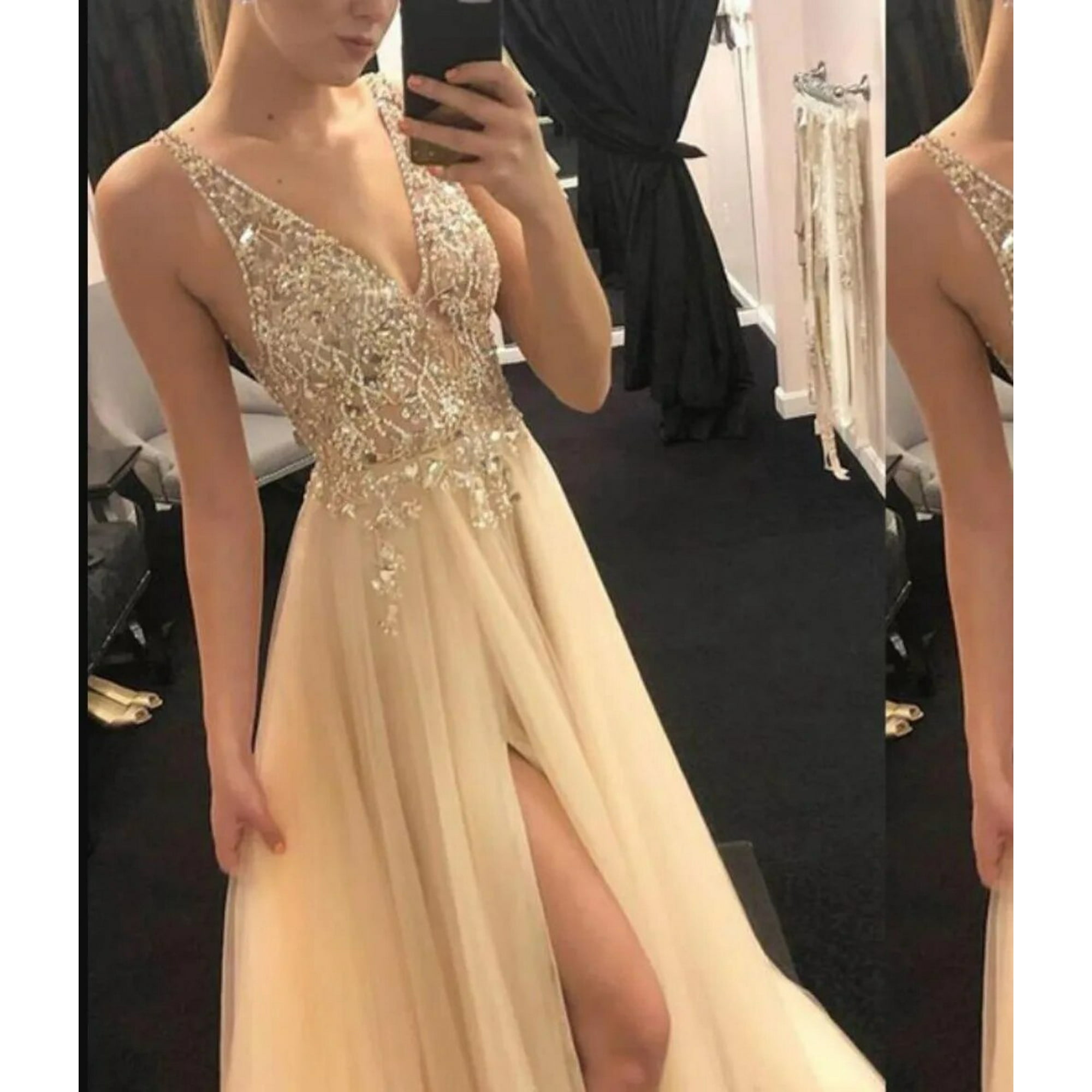Gold dress near me best sale