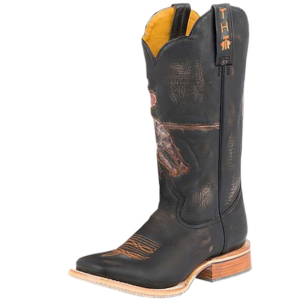 Tin Haul Tin Haul Footwear Mens Tin Haul Open Black Rodeo Top Boots
