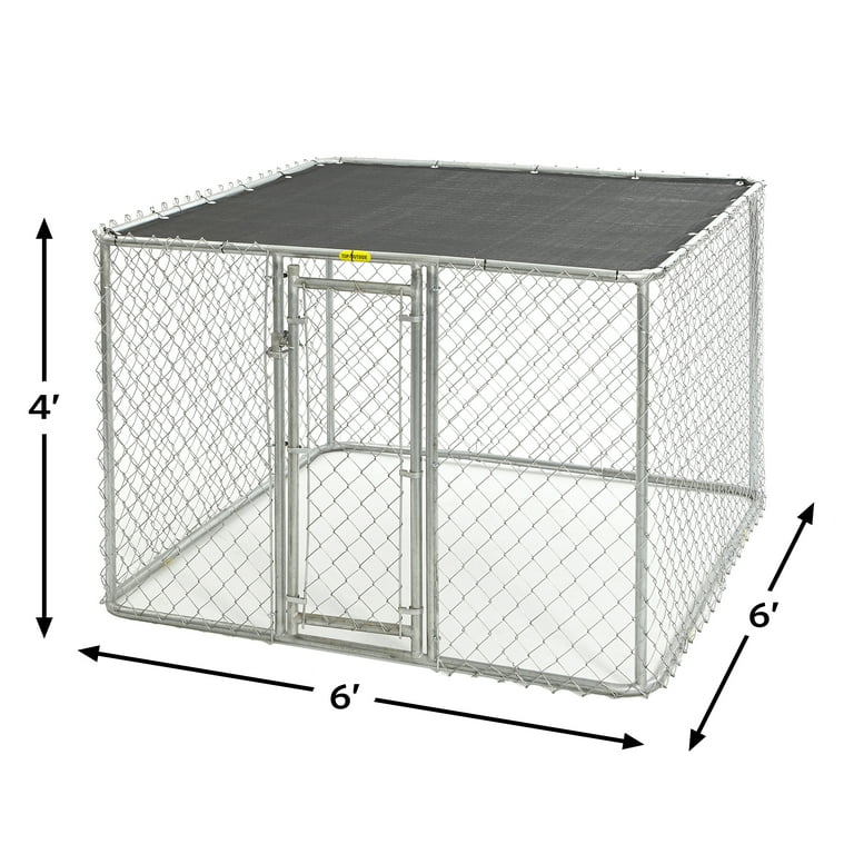 6 x 6 store kennel panel with gate