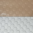 thumbnail image 3 of "Coin-Grip Metallic" PVC Flooring - 2.5 mm x 4 ft x 5 ft - Silver, 3 of 6