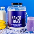 thumbnail image 3 of Naked Mass - Natural Weight Gainer Protein Powder - 8 LB Bulk, GMO Free, Gluten Free & Soy Free. No Artificial Ingredients - 1,250 Calories per Serving, 3 of 9