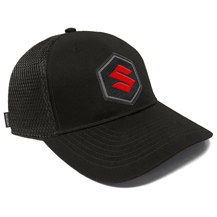 Suzuki S Line Logo Black Baseball Cap 
