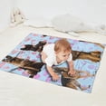 thumbnail image 2 of German Shepherd Blanket,Comfortable Soft Lamb Wool Throw Blanket,All Season,Warm Lightweight Blankets for Sofa Bed Couch Living Room Chair,30"x40", 2 of 4