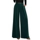 thumbnail image 1 of Pantalones de trabajo PRETTYGARDEN 2025 de cintura alta y pierna ancha para mujer, 1 of 8