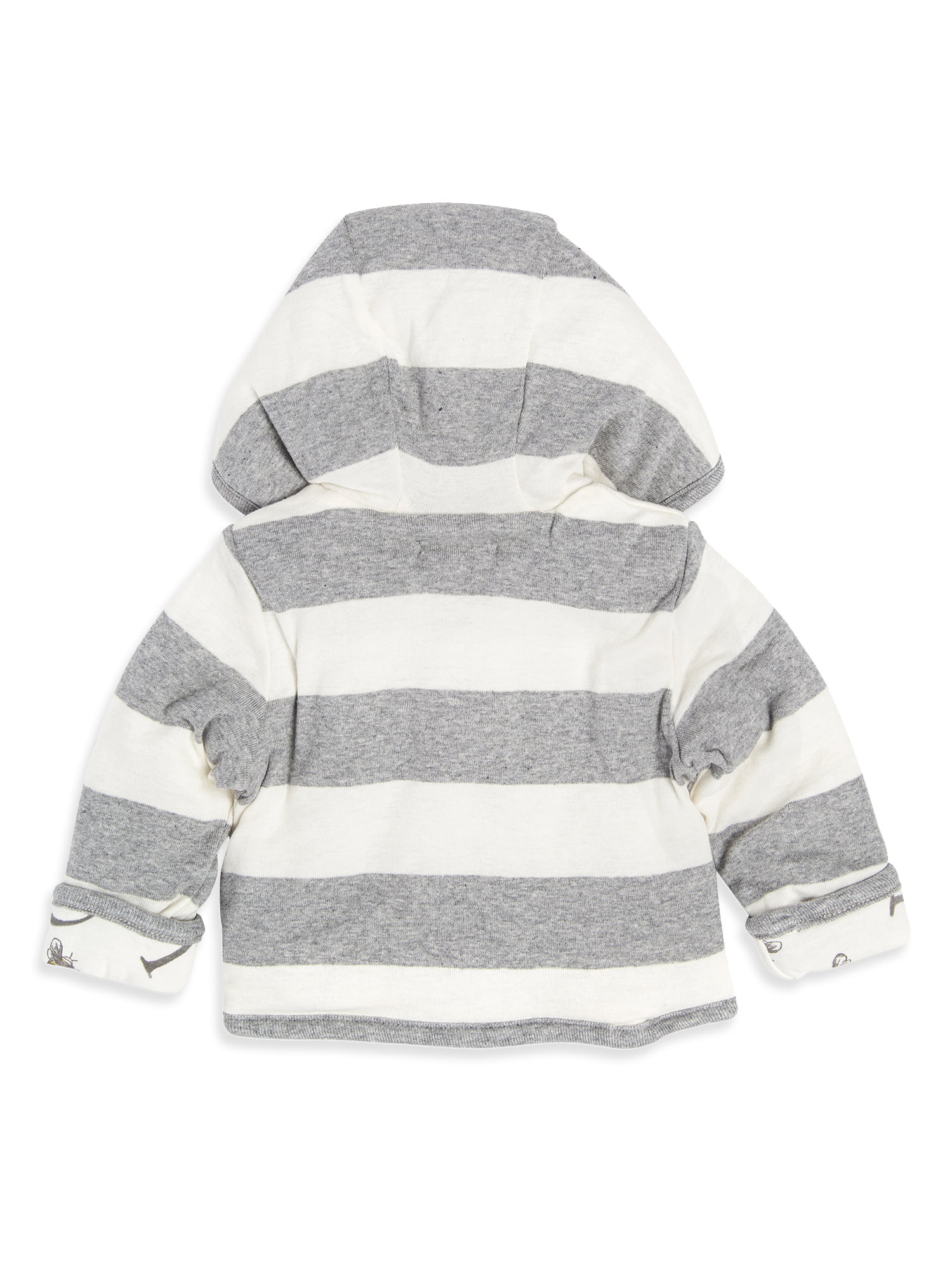 Organic Cotton Lightweight Zip-Up Jackets & Hooded Coats 18 Months Burts Bees Baby Unisex Baby Sweatshirts Heather Grey ABC 