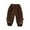 Brown, variant on YABCSAZ Toddler Baby Halen Pants for Girls High Waist Jogger Neutral Pant Thermal Pants Kids Thermal Pants Infants Unisex Fitting Swetpants for Athletic Running Play Games Size 120 4 Years
