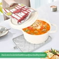 thumbnail image 3 of Yayeee Pot Holders Kitchen Heat Resistant with Pocket 7"x9.8" Cotton Oven Cooking Hot Pads, Red Lobster, 3 of 7