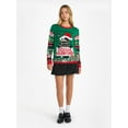 thumbnail image 2 of No Boundaries Christmas Sweater, Lightweight, Women's, 2 of 5