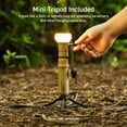 thumbnail image 3 of ELECOM NESTOUT Lanterne DEL de Camping Extérieur avec Mini Trépied, Lumière DEL Douce Alimentée par USB à Intensité Réglable, Résistant à l'Eau et à la Poussière IP44, 10-350, 3 of 9