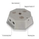 thumbnail image 4 of STA-55H Safety Keyhole GPS Case IP67 UV High Capacity Housing Agricultural GNSS Antenna Housing for RTK Receiver, 4 of 5