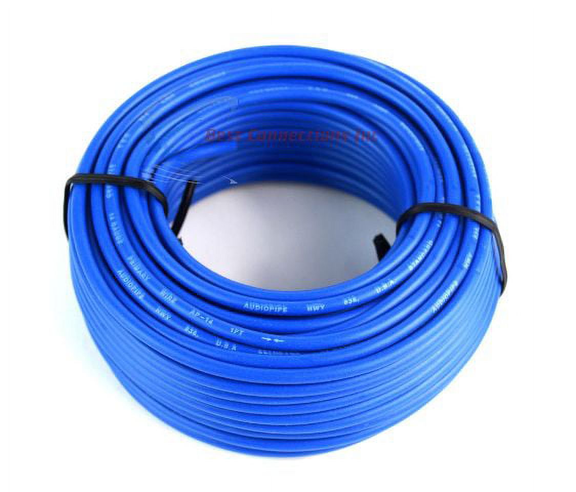 14 GA 50' Feet Blue Audiopipe Car Audio Home Remote Primary Cable Wire - image 2 of 2