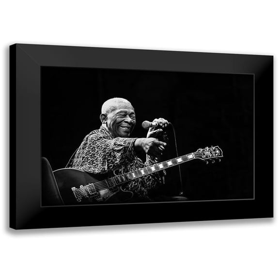 Lorenzini, Alice 24x17 Black Modern Framed Museum Art Print Titled - BB King