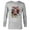 Athletic Heather, variant on Ant-Man and the Wasp: Quantumania Hero Names & Icon - Long Sleeve T-Shirt for Men - Customized-White