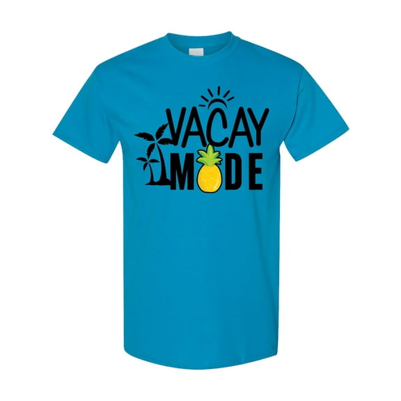 Inktastic Vacay Mode with Palm Trees Sun and Pineapple T-Shirt