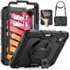 thumbnail image 1 of Case for iPad Mini 7 / Mini 6, Shockproof Case with Screen Protector, Stand, Pencil Holder, Black, 1 of 5