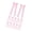 Pink, variant on Yihuala 12Pcs Adhesive Bowknot Candlestick Decor for Wedding Bridal Shower Table Centerpieces Craft Packaging Supplies