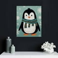 thumbnail image 4 of COMIO  Penguin Wall Art Penguin Christmas Decorations, Christmas Canvas Wall Art, Pictures for Wall, 4 of 4