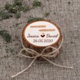 thumbnail image 3 of Custom Ring Box Personalized Wedding Valentines Engagement Wooden Ring Bearer Box Jewelry Boxes Ring Boxes blank, 3 of 6