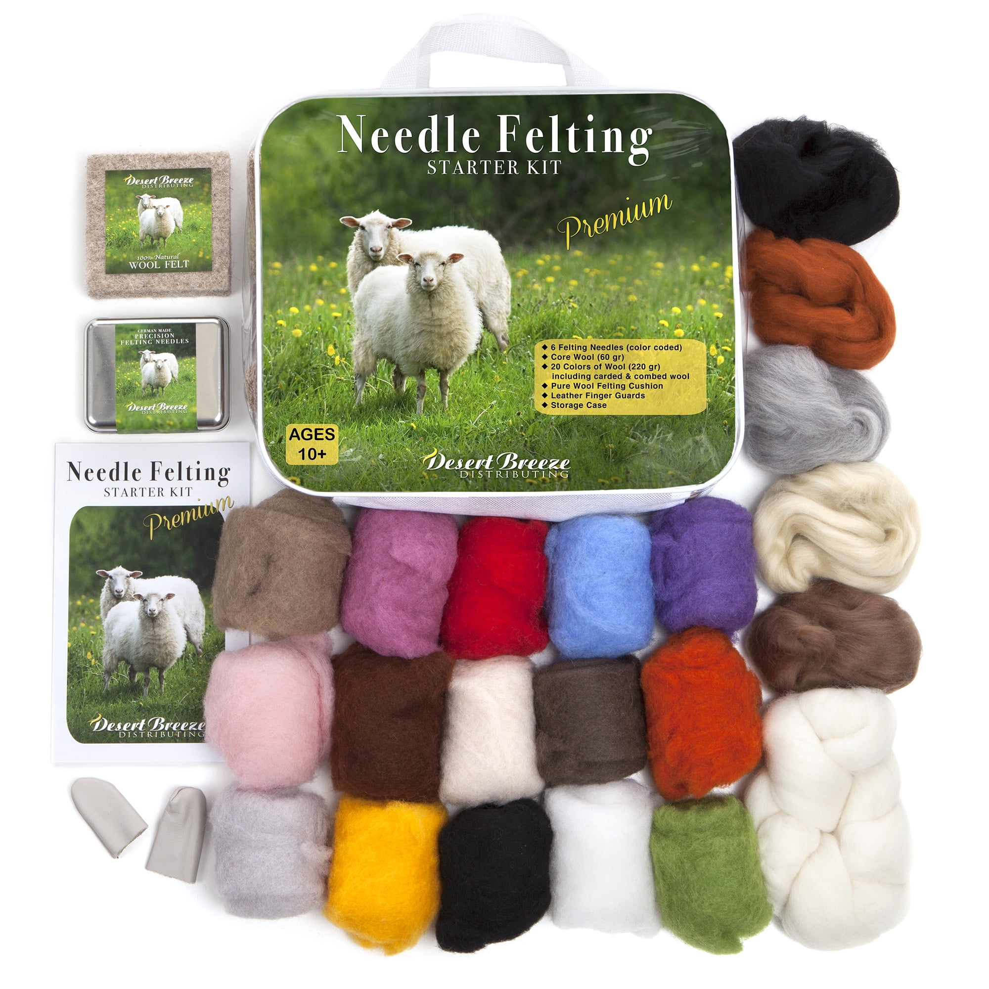 Premium Needle Felting Starter Kit - Walmart.com - Walmart.com