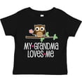 thumbnail image 3 of Inktastic My Grandma Loves Me Girls Girls Toddler T-Shirt, 3 of 5