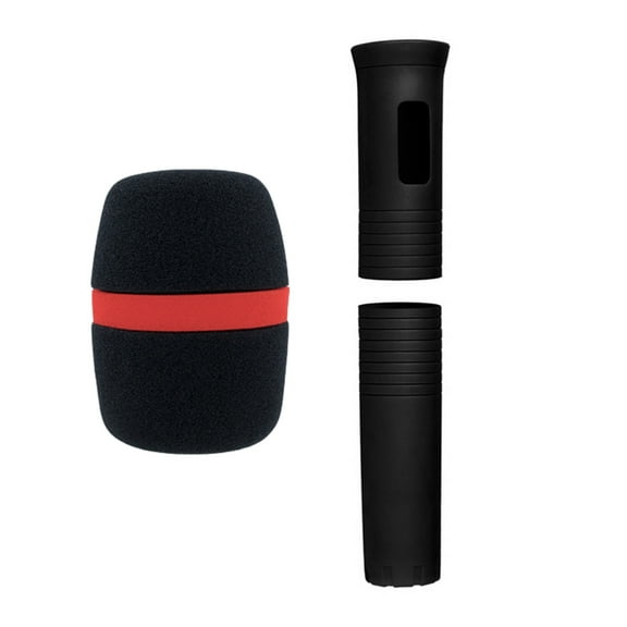 Microphones Handle Sleeve Protections Set with Noise Reducing Foam for Concerts and Weddings